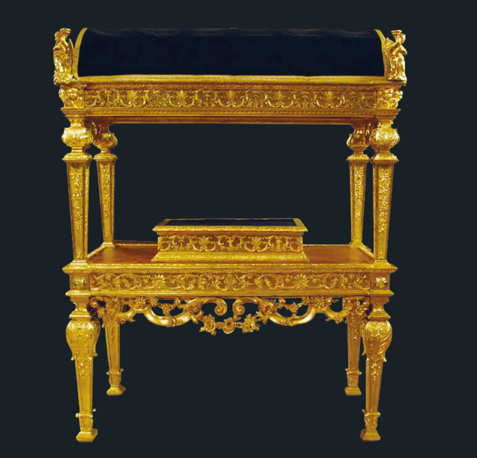 Gilded Wood Carved Epitaph
