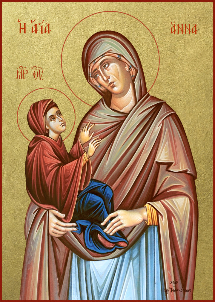 Saint Anna and Mary the Mother of God