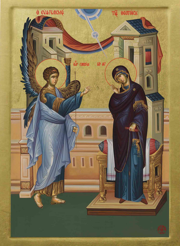 Annunciation of the Theotokos (Scene) - Athonite